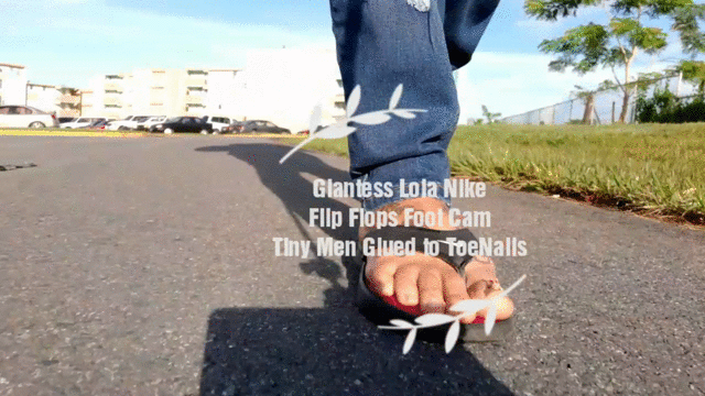 best of Giantess slides unaware feet nike