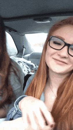 Lesbians lick in car picss