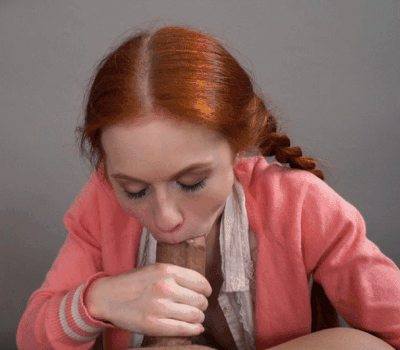 Very small redhead girl cumming