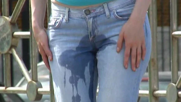 best of Public pants jeans outdoors wetting