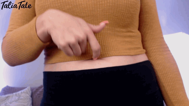 Belly button fingering bloat with burps