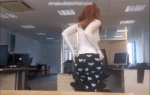 Pregnant redhead strips makes want more