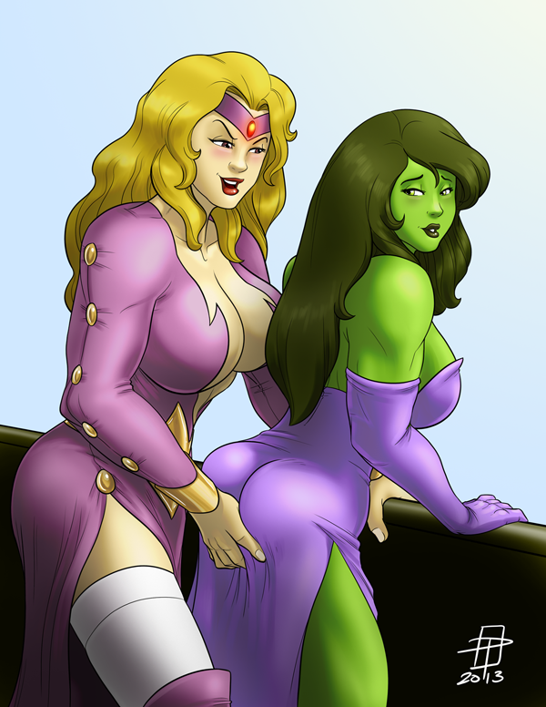 best of Cartoon she hulk lesbian