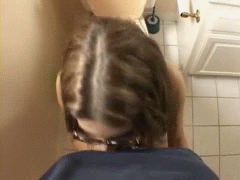best of Public toilet girl part hair