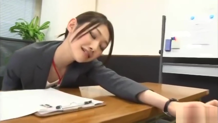 Japanese lesbian footsiefootjob under table