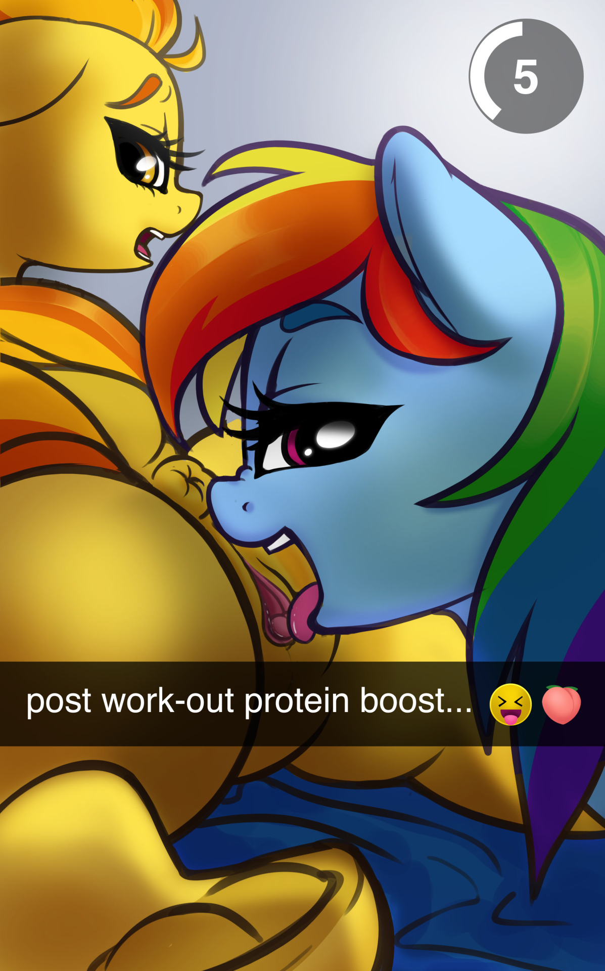 Agent 9. recommendet rainbow dash with twilight snapchat