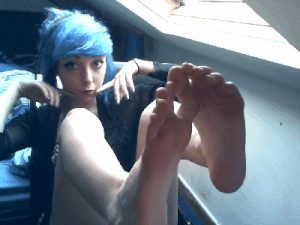 Troubleshoot reccomend size blonde blue toes footjob