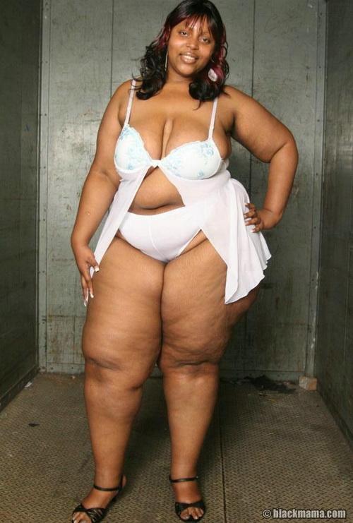 Very big hip fat nude woman