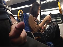 Women masturbating bus