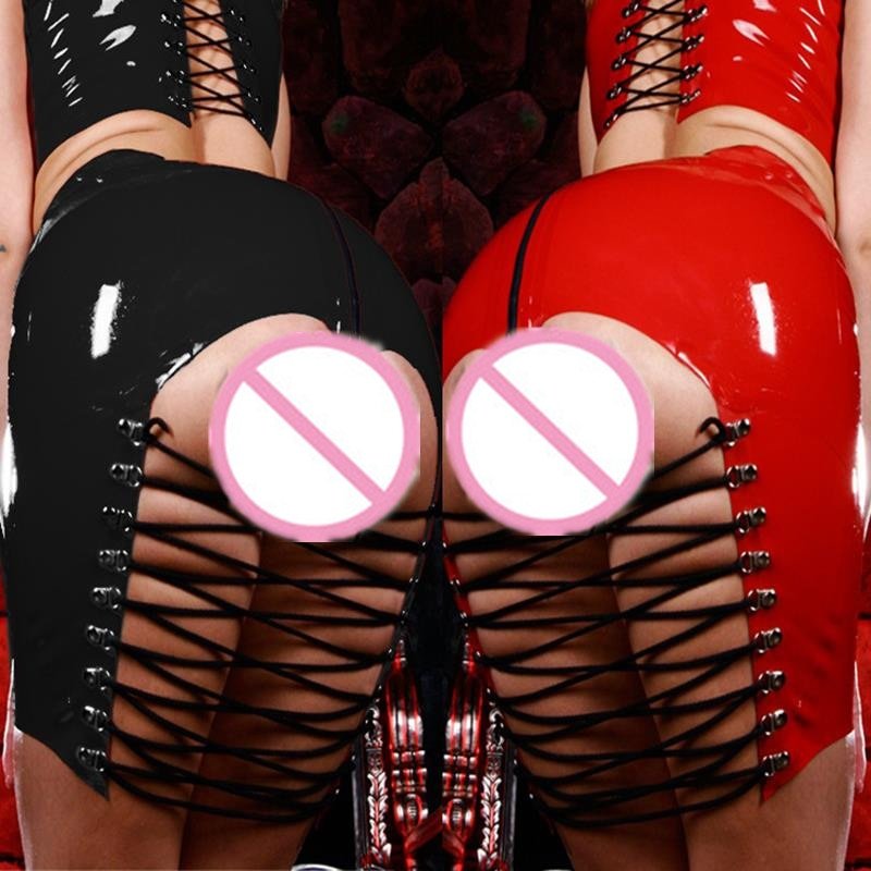 Twister reccomend red latex skirt