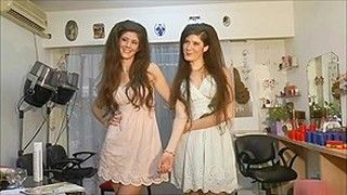 Brunette twins masturbate penis orgy