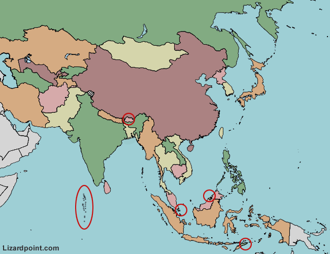Heart reccomend Asian map quizzes