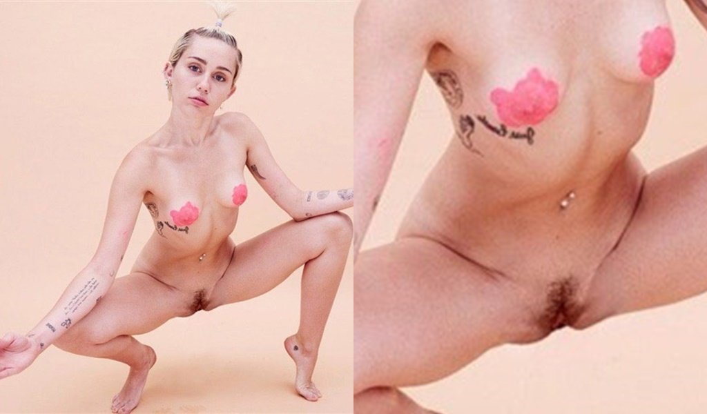 best of Cunt cyrus nude miley open